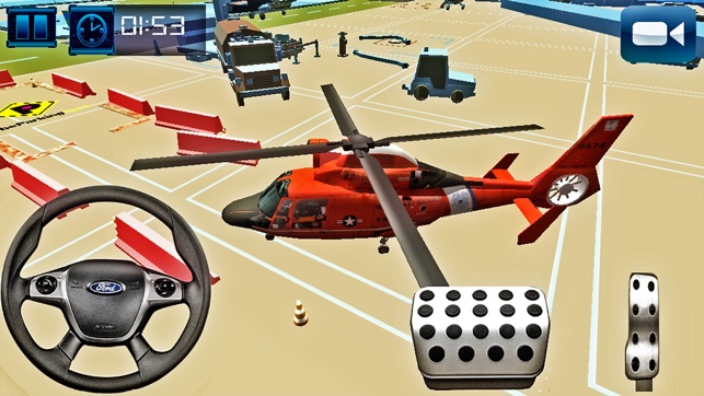 Máy bay trực thăng đậu xe Mô phỏng trò chơi 2017