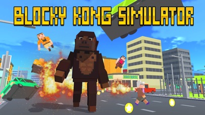 Blocky Gorilla: Crazy Kong Full Screenshot 1