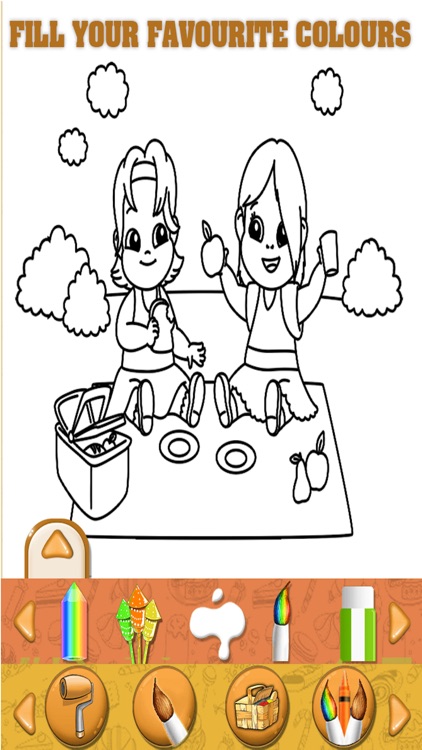 Picninc Kids Coloring Game