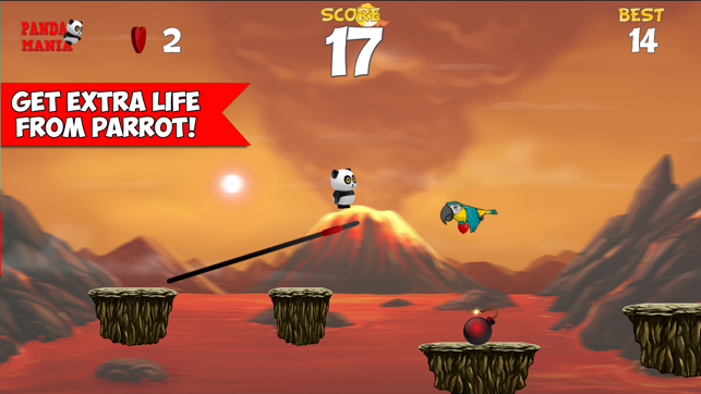 Panda Mania Jumper - Jump the Bamboo Game(圖3)-速報App