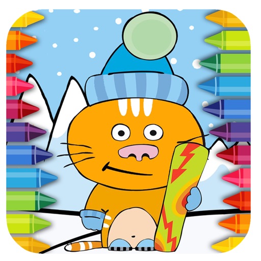 Pep Cat Coloring Page Game Educational Free