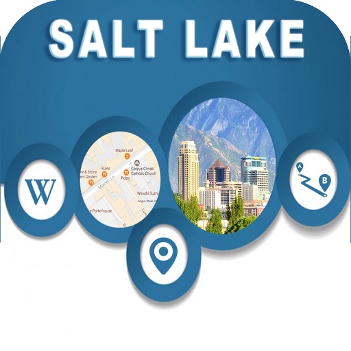 Salt Lake City UT USA Offline City Maps Navigation icon