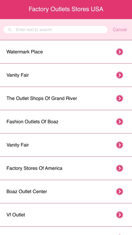Factory Outlets Stores USA