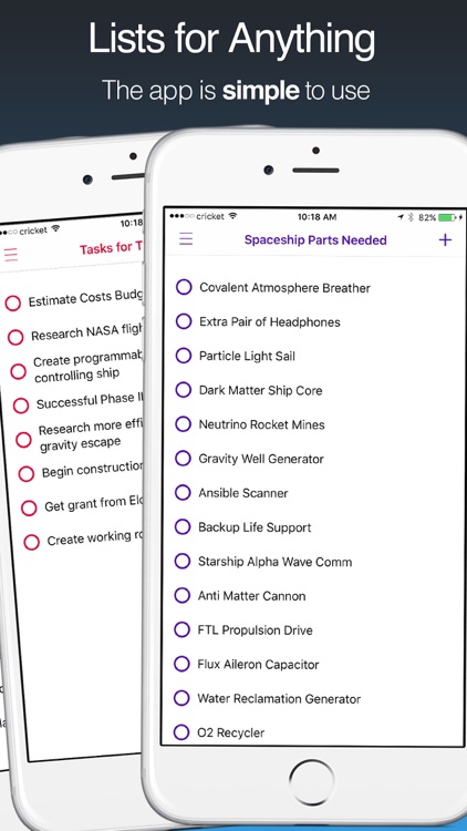 Awesome Lists - To Do + Simple Checklists