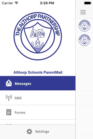 Althorp Schools ParentMail (NN7 4HX) screenshot 2