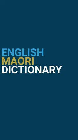 Game screenshot English : Maori Dictionary mod apk