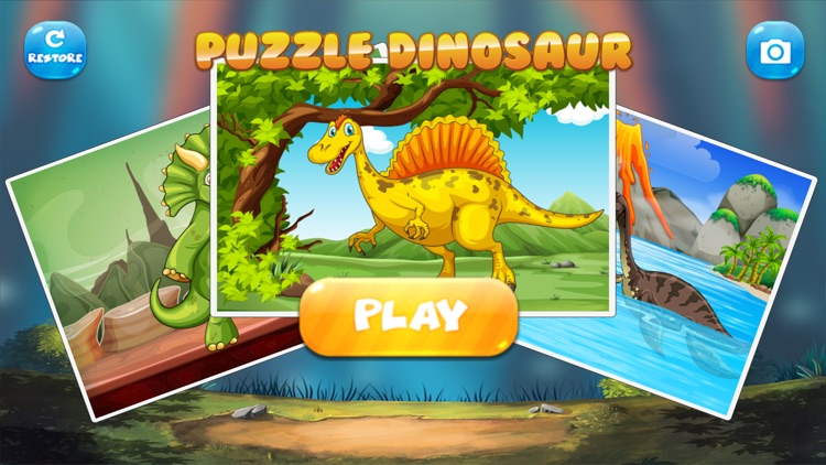 dinosaur puzzle toddlers learning game