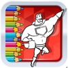 Coloring Drawing Pages Super Hero Games