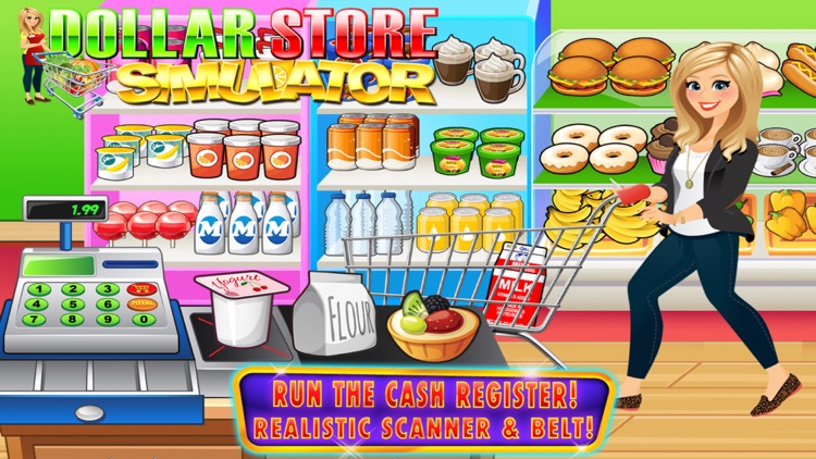 Supermarket Dollar Store Cashier - Kids Fun Games