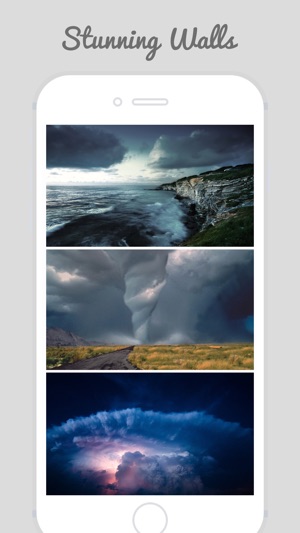 Clouds, Storm, Lightning Lock Screen Wal