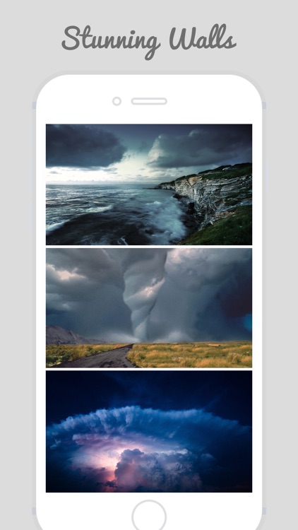 Clouds, Storm, Lightning Lock Screen Wallpapers