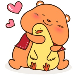 Honbee the Honey Bear for iMessage Sticker