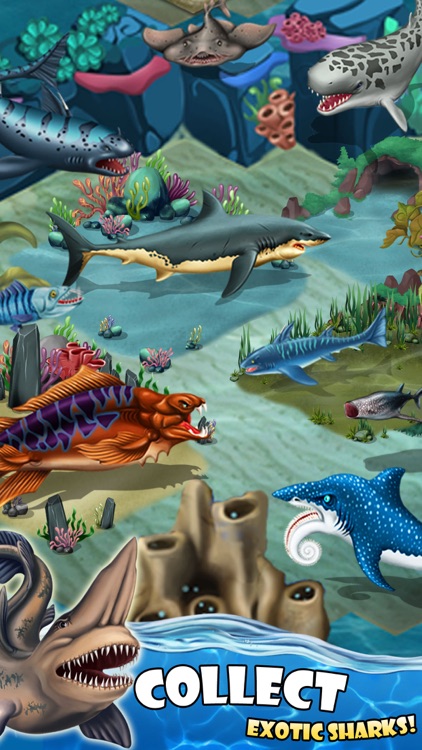 SHARK WORLD: Sharks & Jurassic animal battle games