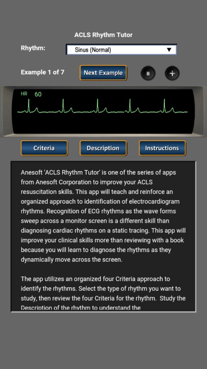 ACLS Rhythm Tutor