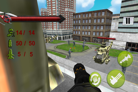 FPS Gunship Battle Strike screenshot 3