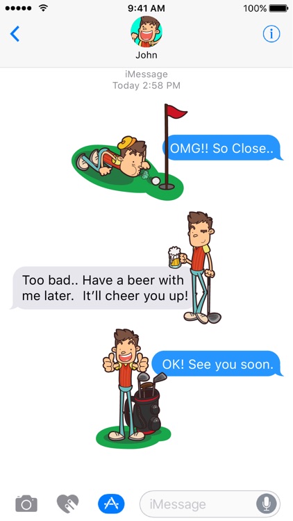 GolferMoji - Golf Emoji Keyboard + Stickers