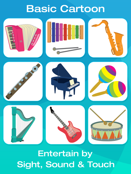 Cheats for Musical Instruments Flashcards for Babies,Toddlers