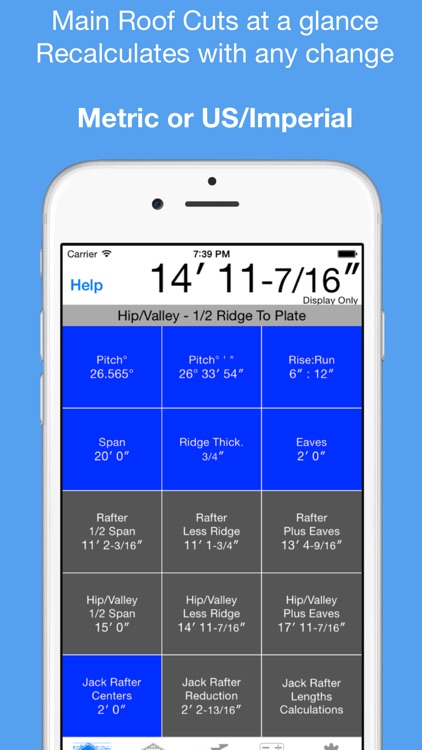 Roof Guide - Roofing & Stair Carpentry Calculator screenshot-0