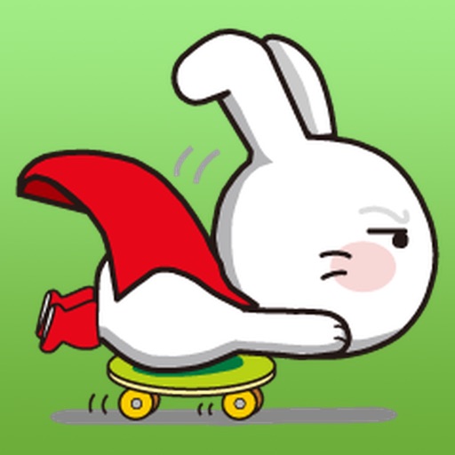 Happy Life Of White Rabbit Stickers icon