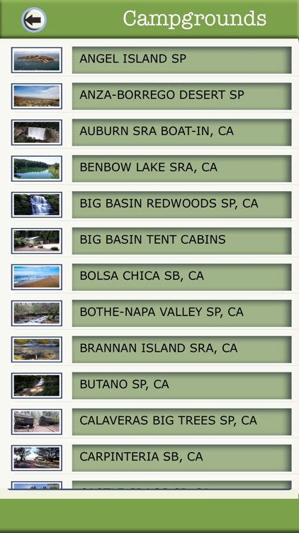 California Camping & Hiking Trails,State Parks