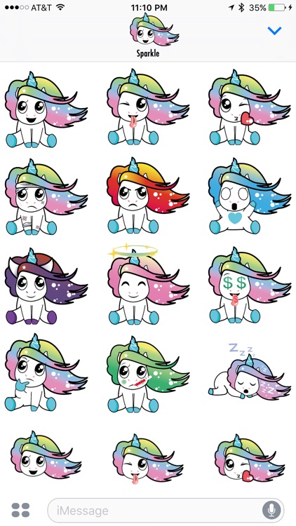 Unicorn Emoji Stickers