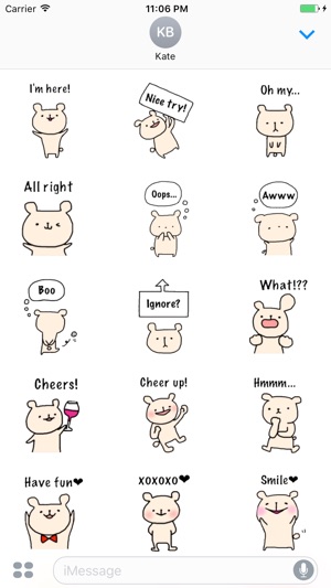 Cooper The Happy Bear English Stickers(圖2)-速報App