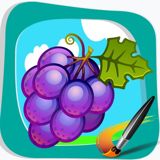 Grapes Kids Coloring Best Version icon