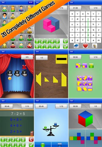 Brain School ™ Word, Puzzle & Logic Games Training screenshot 2