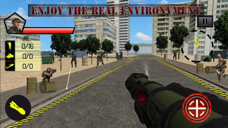 Real Weapon Enemy Destruction: RPG and Machine Gun screenshot-3