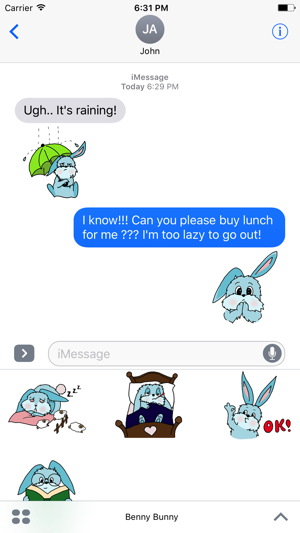 Benny Bunny Stickers(圖4)-速報App