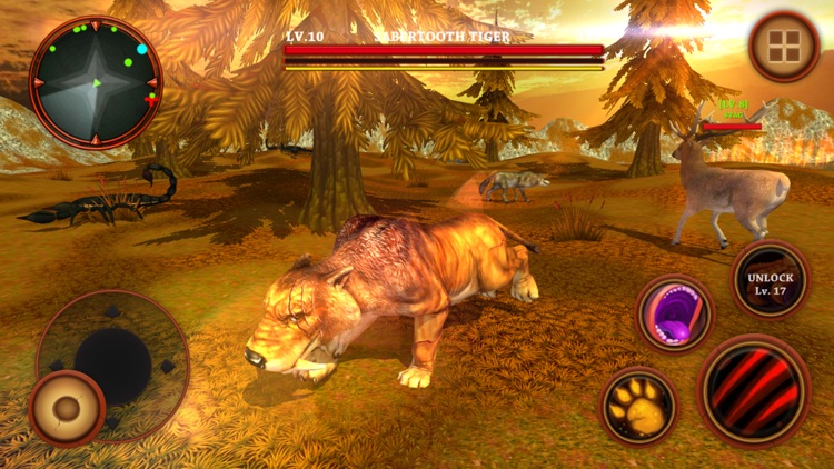 Sabertooth Tiger Survival Simulator : Wild Animals