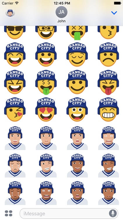 Kansas City Baseball Stickers & Emojis screenshot-4