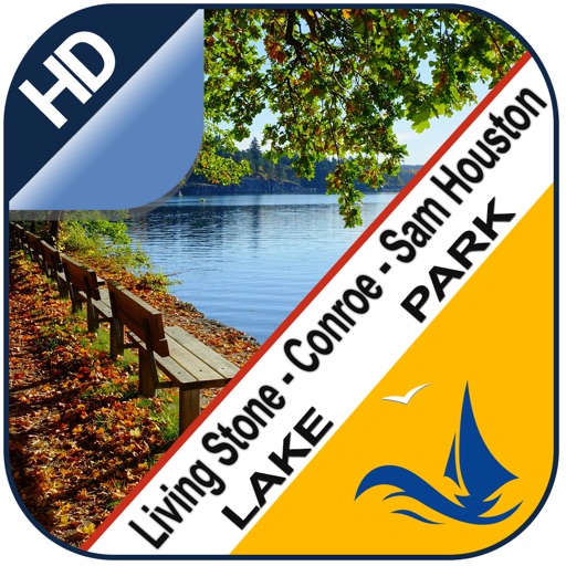 Living Stone Conroe Sam Houston lake & park trails icon