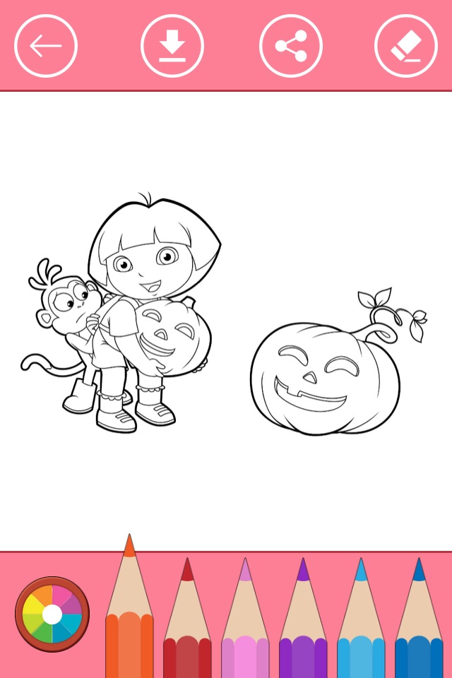 Halloween Coloring Book for Kids: Learn to color screenshot 4