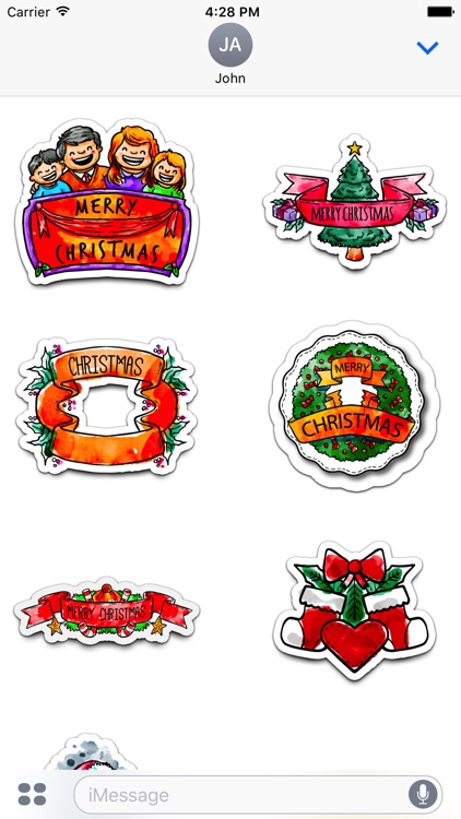 Watercolor Christmas Stickers Vol. 1