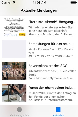 Vertretungsplan SGS screenshot 2