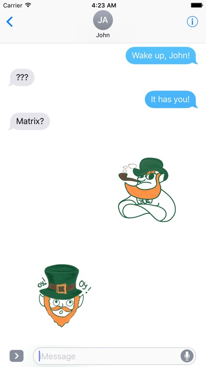 It's St. Patrick's Day! Stickers