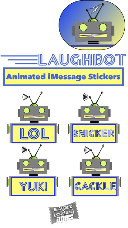 LaughBot: Animated Robot Stickers