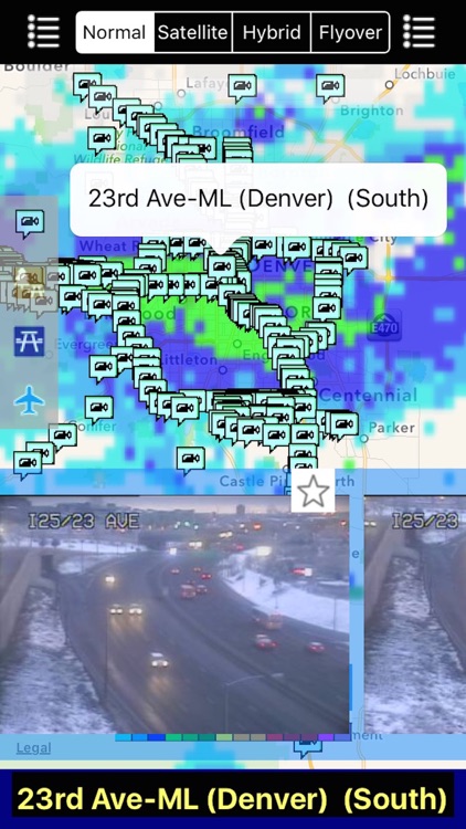 Colorado NOAA Radar with Traffic Camera 3D