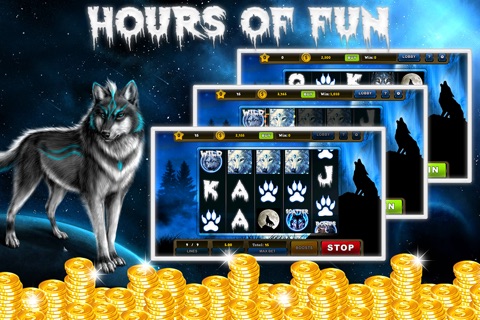 Golden Wolf Howling Slot Machines VIP HIT screenshot 4