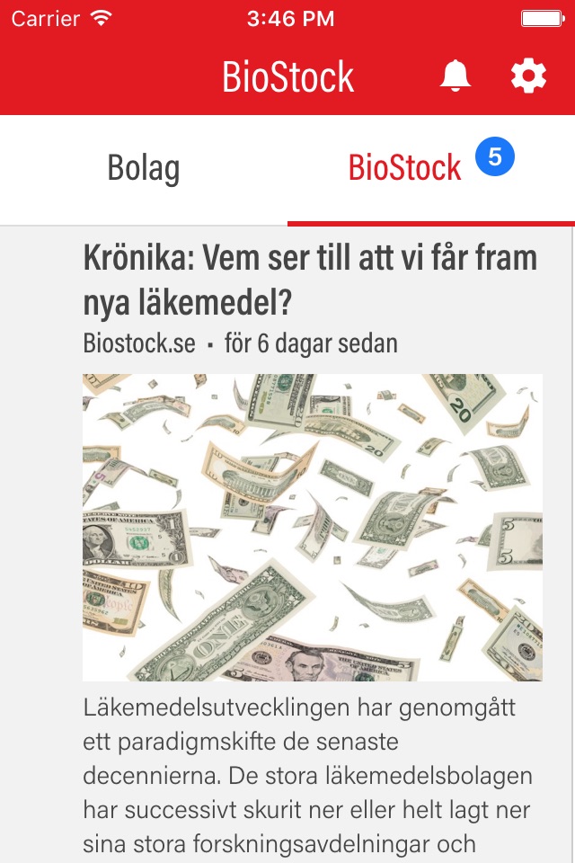 Biostock screenshot 2
