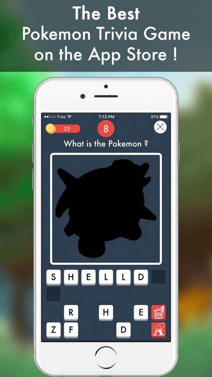 PokeQuiz - Guess the Pokemon Trivia Quiz Game