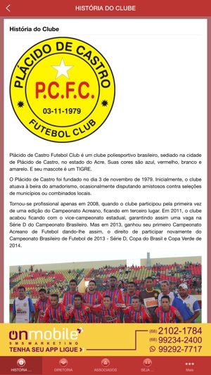 Plácido de Castro F Futebol Club(圖2)-速報App