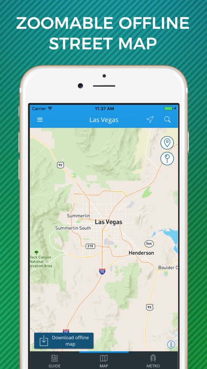 Las Vegas Travel Guide with Offline Street Map