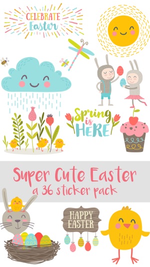 Super Cute Easter Sticker Pack