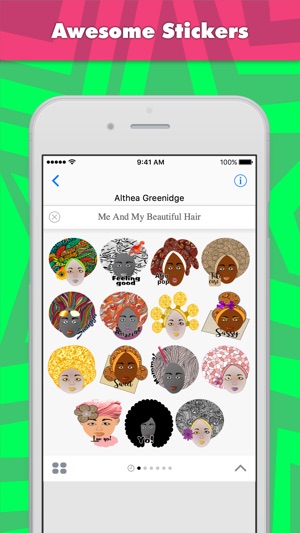 Me And My Beautiful Hair stickers for iMessage(圖2)-速報App