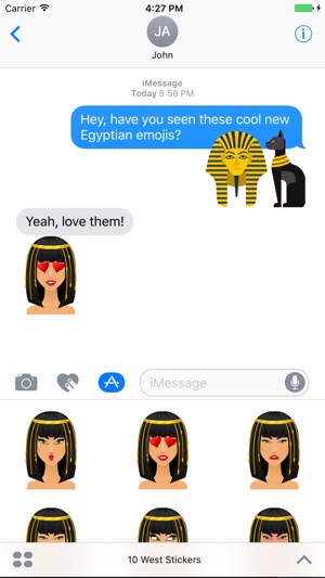 Egyptian Emoji Stickers(圖2)-速報App