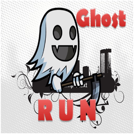 Ghost Run Funny Run Man Icon