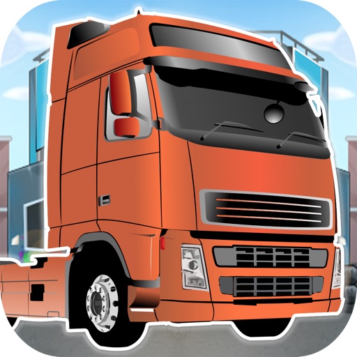 Truck Builder And Racer Icon