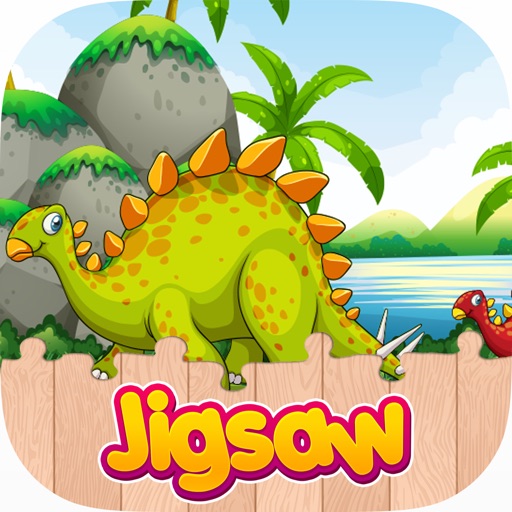 Dino World: Jurassic Zoo Dinosaur Jigsaw Games Icon
